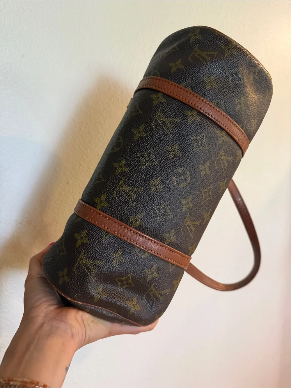 Louis Vuitton papillon Monogram Canvas Barrel handbag